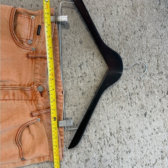 Viktor & Rolf size 48 (12-14) Women's Boot Cut Jeans in orange/crème EUC - Picture 8 of 15